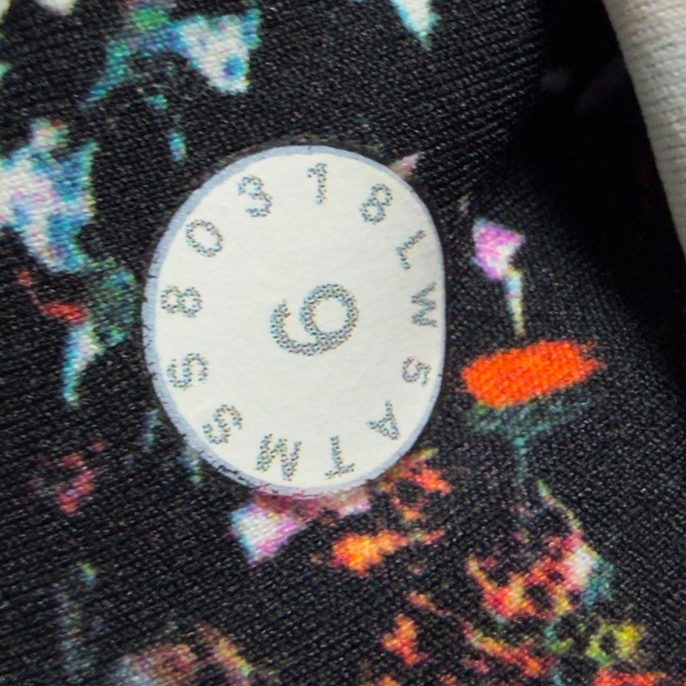 Lululemon Pace Rival High Rise Crop Leggings Floral Print Womens 6 - Picture 4 of 5